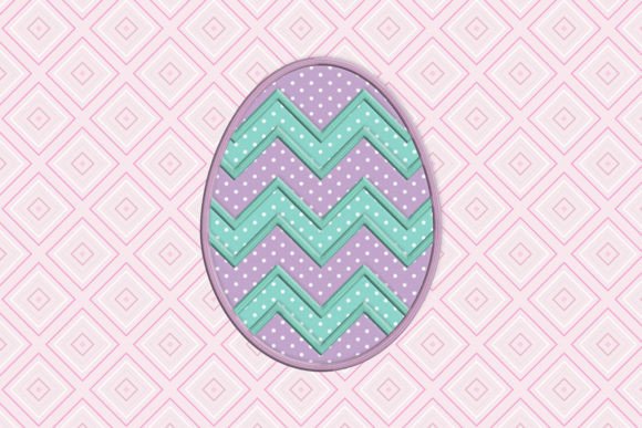 Chevron Easter Egg Applique Embroidery Review