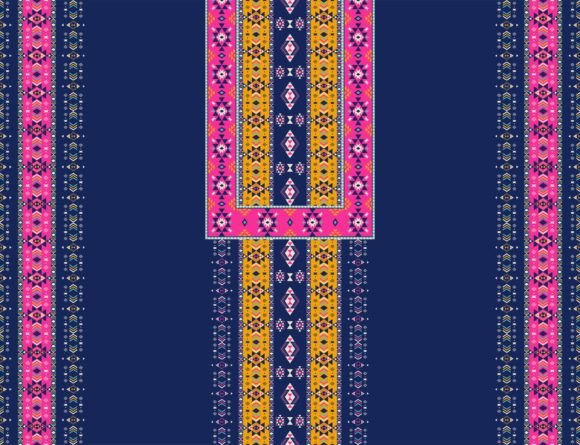 Colorful Aztec Neckline Embroidery Review