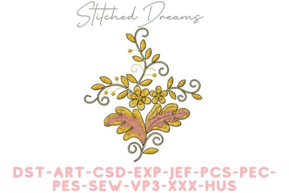 Creative Foliage Embroidery Design Review