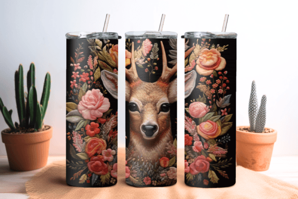 Embroidery Deer Tumbler Wrap Review