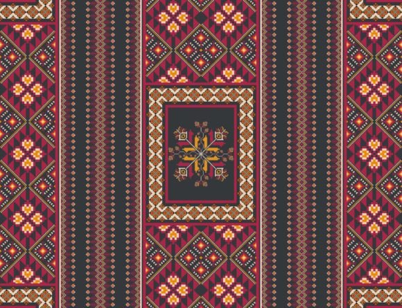 Ethnic Embroidery Traditional Pattern Review