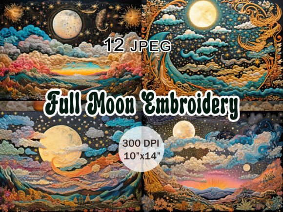 Fool Moon Embroidery JPEG Clipart Review